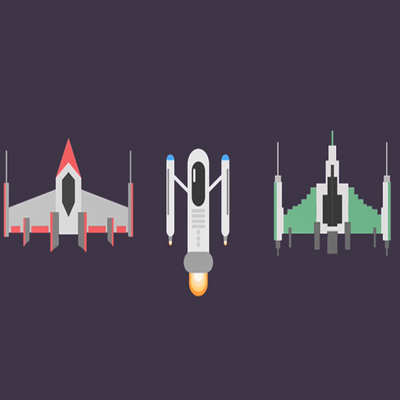 Create Flat Design Spaceships in Adobe Illustrator
